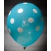 Tosca - White Polkadots Printed Balloons